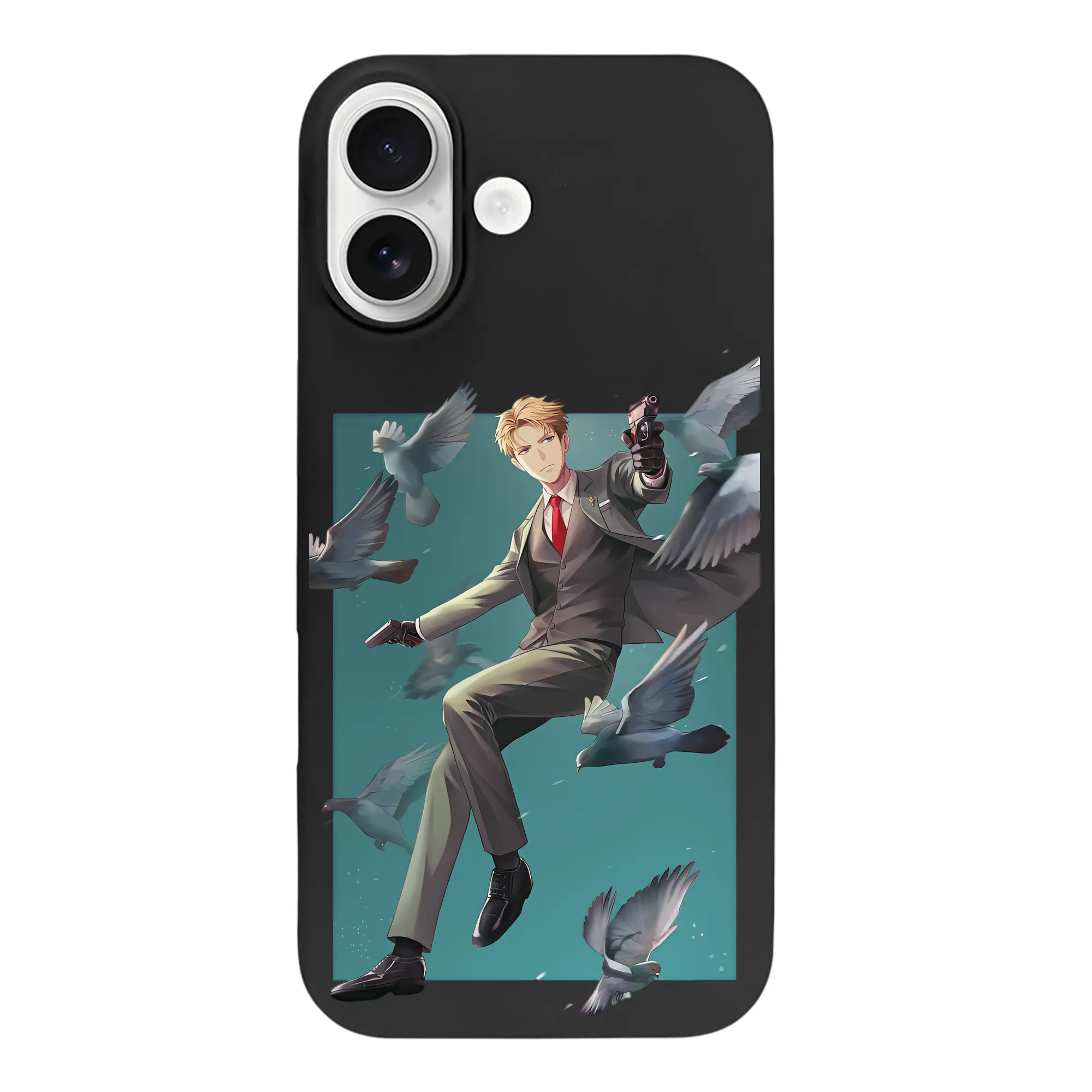 スパイファミリー グッズ,ロイド・フォージャー（Loid Forger） - iPhone 17 シリーズ シリコンケース 薄型 耐衝撃 指紋防止 ソフトタッチカバー 精密フィット 傷防止 保護ケース iPhone 17/17 Air/17 Pro/17 Pro Max 対応